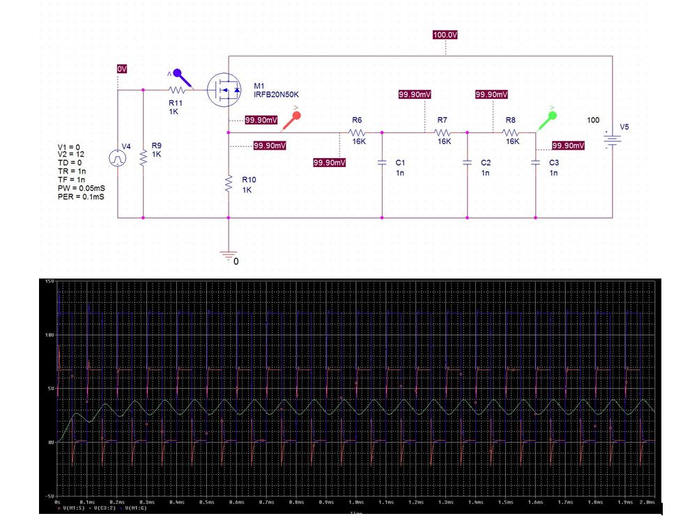 Electrical square wave to sine wave RC filter Valuable Tech Notes
