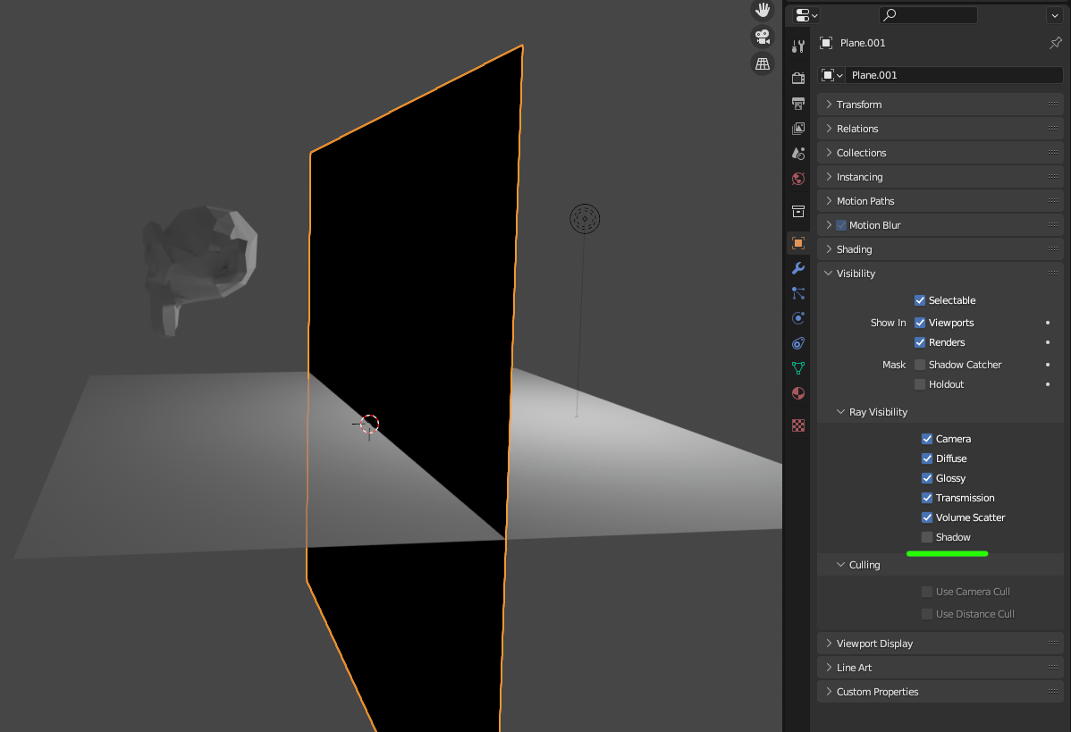rendering How can I make a black glass pass light through it