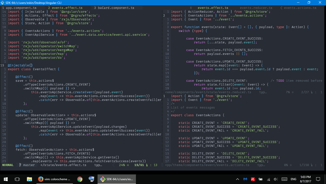 vim colorscheme on MS Windows display wrong colors Stack Overflow