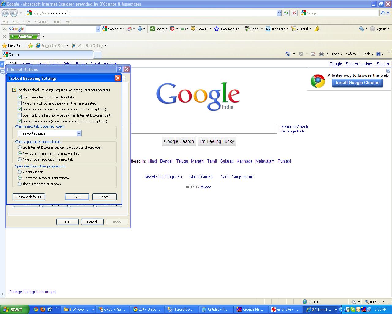Open website in new tab Stack Overflow