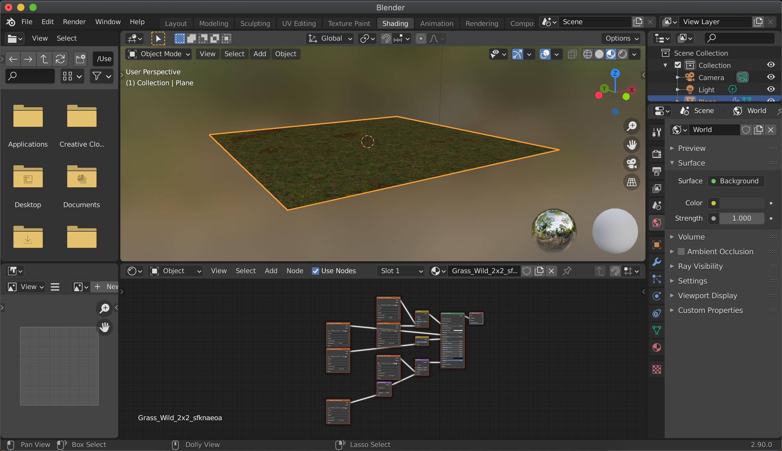 texturing Using a Mix Shader to blend 2 Principled BSDF (CYCLES