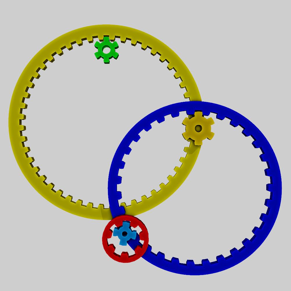 rigid body simulation Setting up complex gear physics Blender Stack