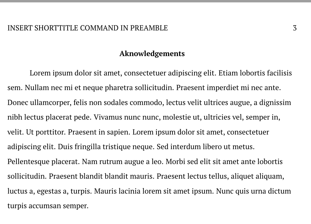 How to add acknowledgements on a separate page after abstract in apa7