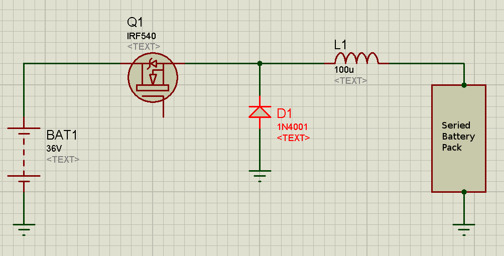 Buck converter Mosfet gate driver Electronica
