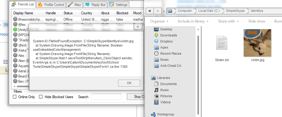 c Image.FromFile, Not found [But its there] Stack Overflow