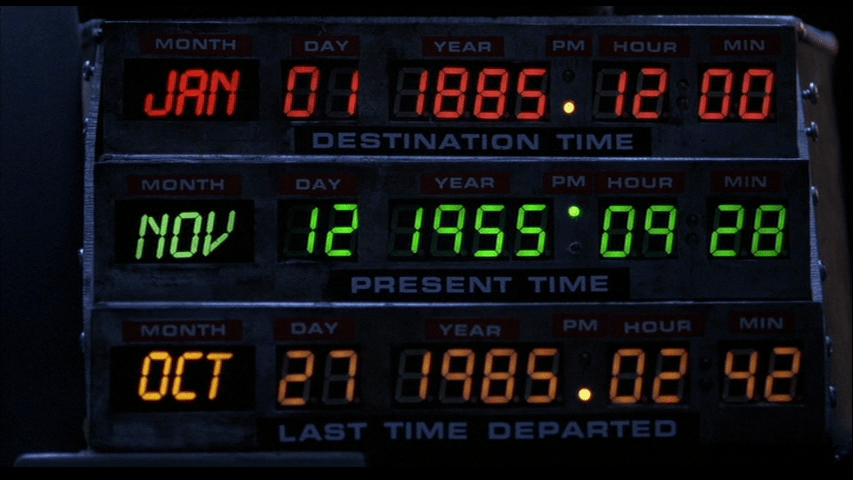 back to the future Does the DeLorean have any restrictions regarding