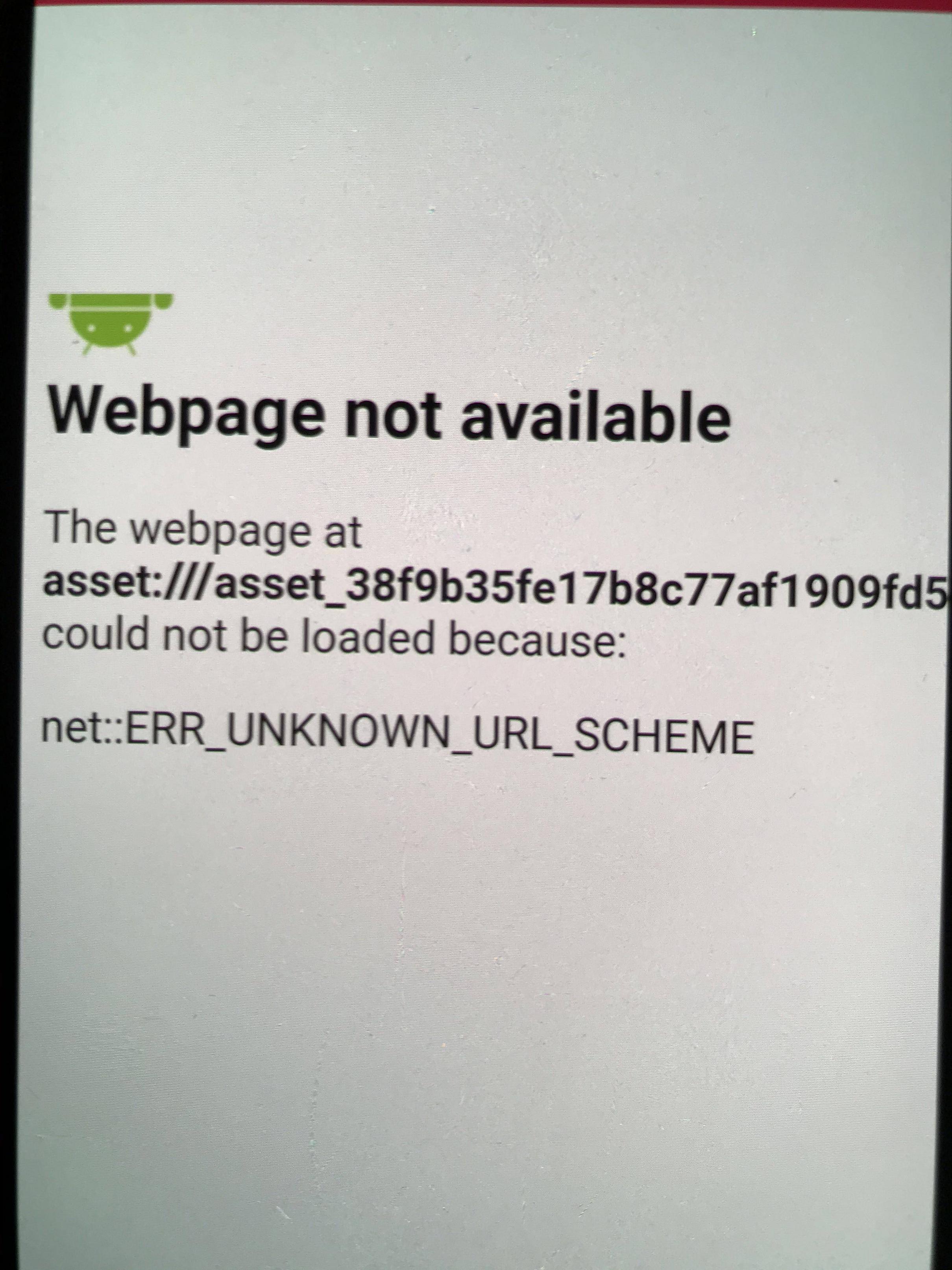 Expo view in Production показывает ERR_UNKNOWN_URL_SCHEME CodeRoad