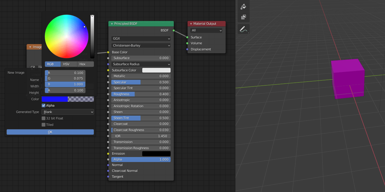 texture painting Alpha channel set to below 0.1 results in invisible
