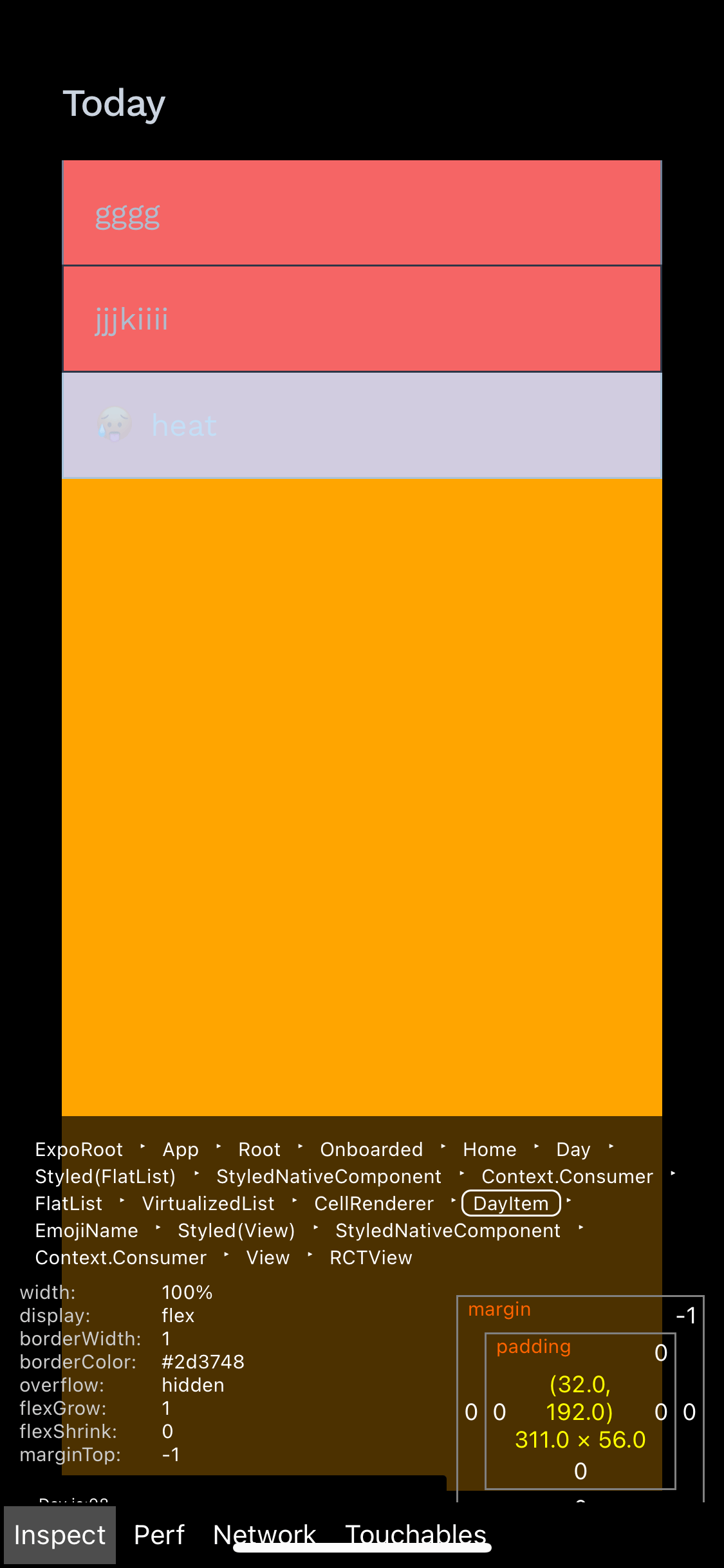 reactjs Flex React Native FlatList children to grow to