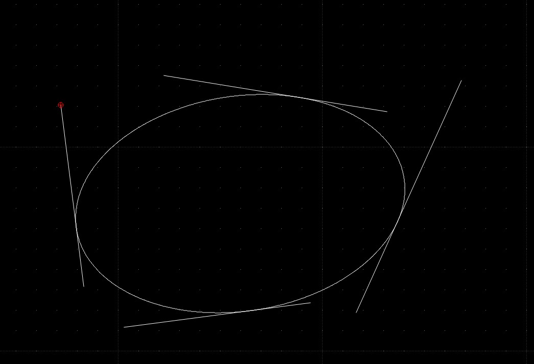 autocad How to draw an ellipse inside a 30 degree projection
