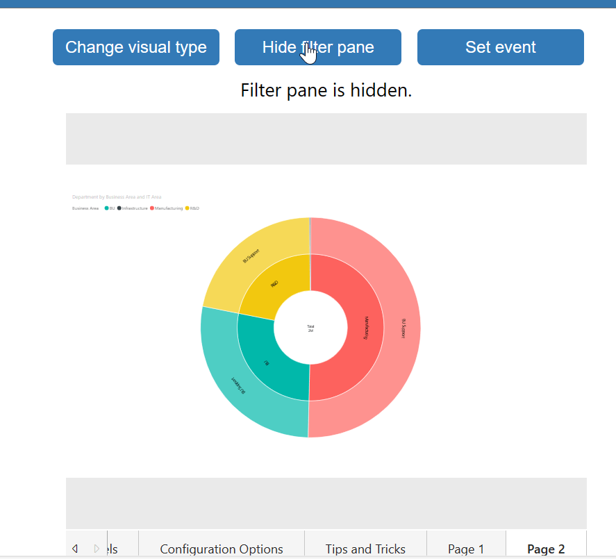 javascript Power BI Embedded Filtering not working Stack Overflow