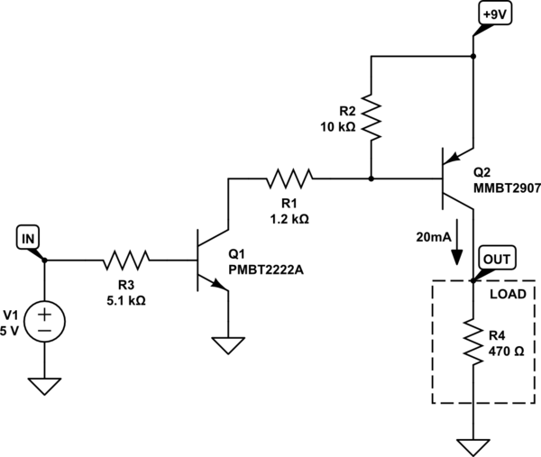 transistors - High side NPN and PNP switch - Electrical Engineering