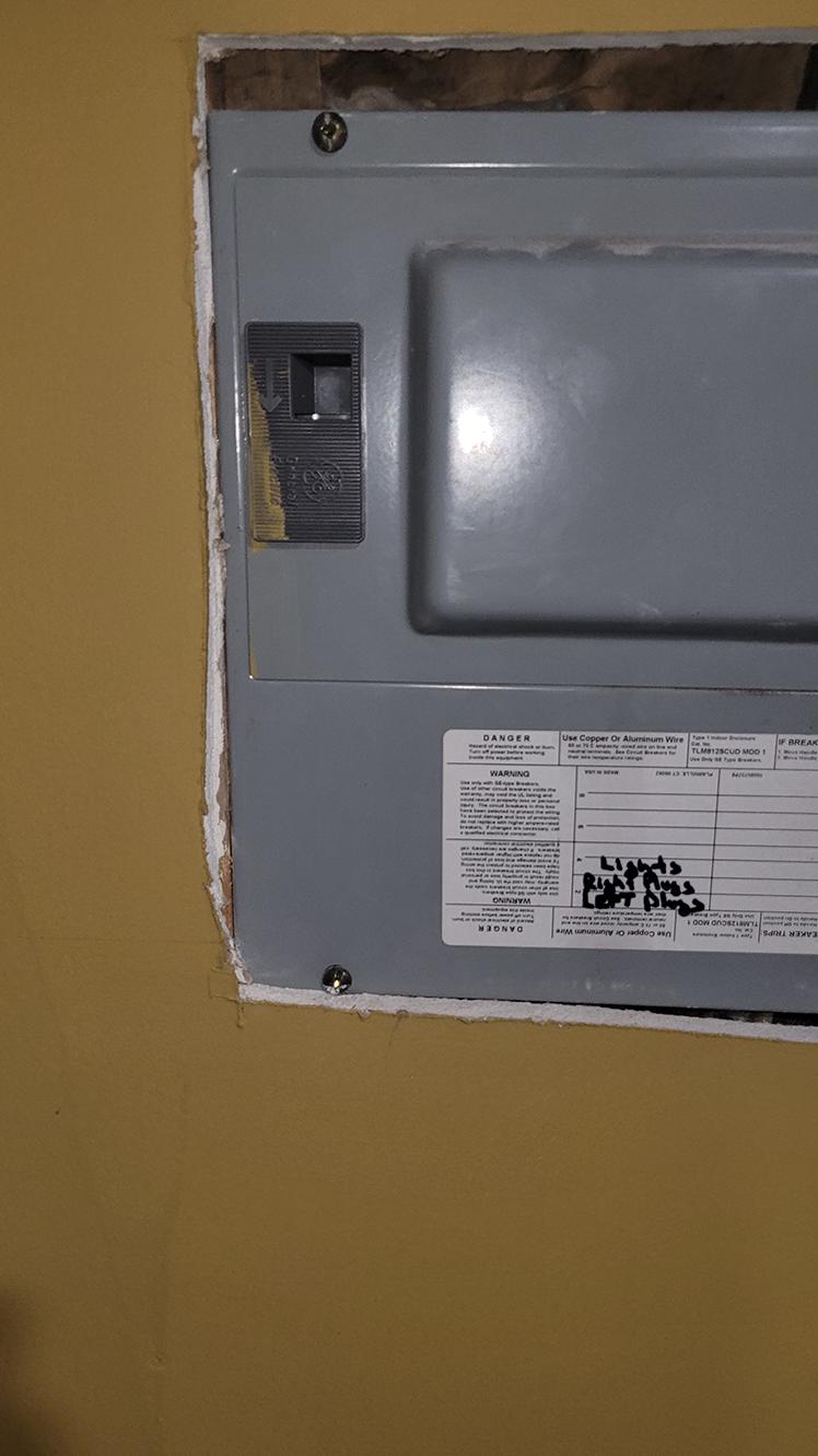 electrical - Circuit Panel Box Sunk Into Drywall - Home Improvement