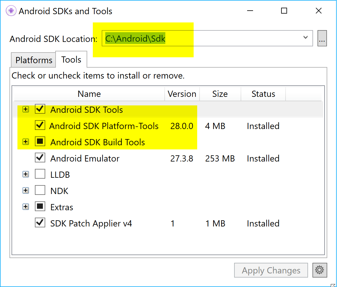 windows adb does not see visual studio emulator for android instance