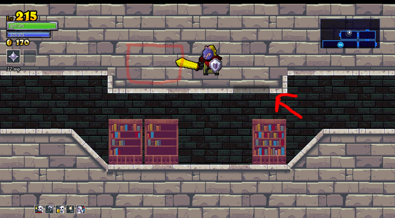 [Resuelta] roguelegacy ¿Puede llegar a las zonas