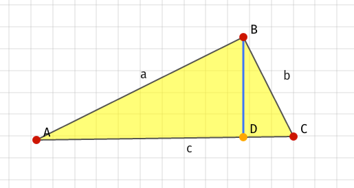 triangle Proving the Pythagorean Theorem with just variables
