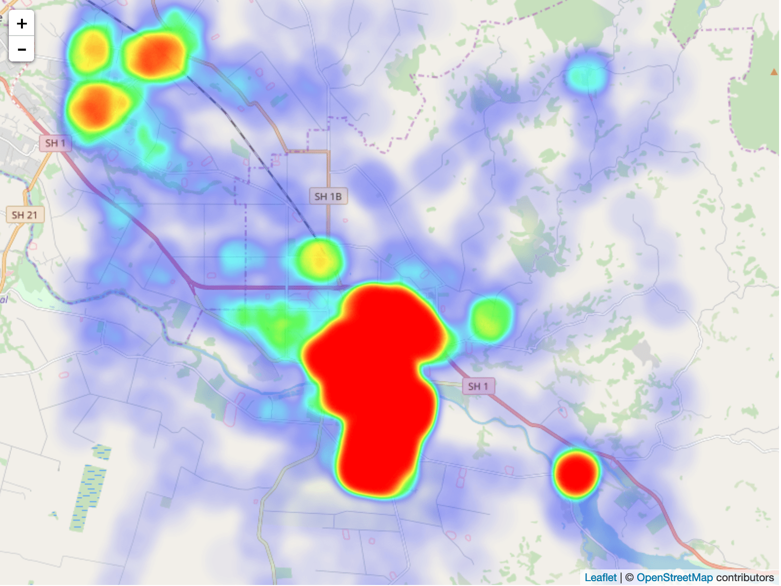 angular How to put a heatmap in ngxleaflet? Stack Overflow