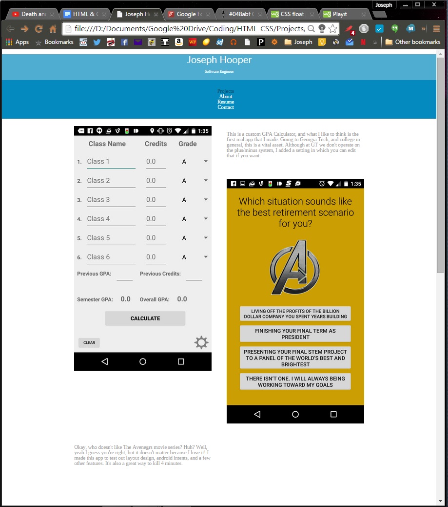 HTML/CSS Positioning A Image/Description Layout Stack Overflow