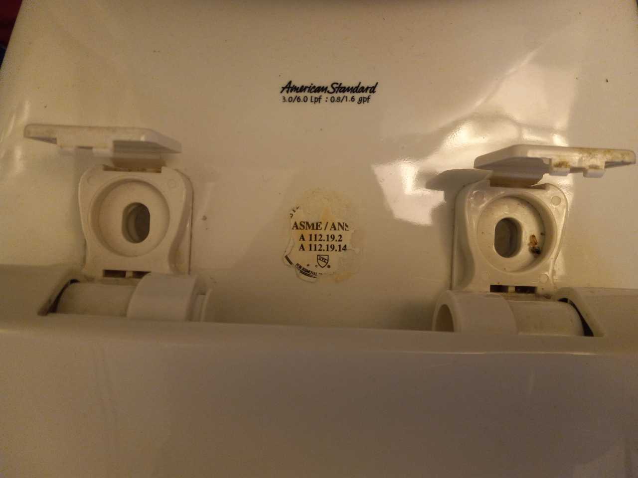 Toilet seat stuck even though bolts removed Home Improvement Stack