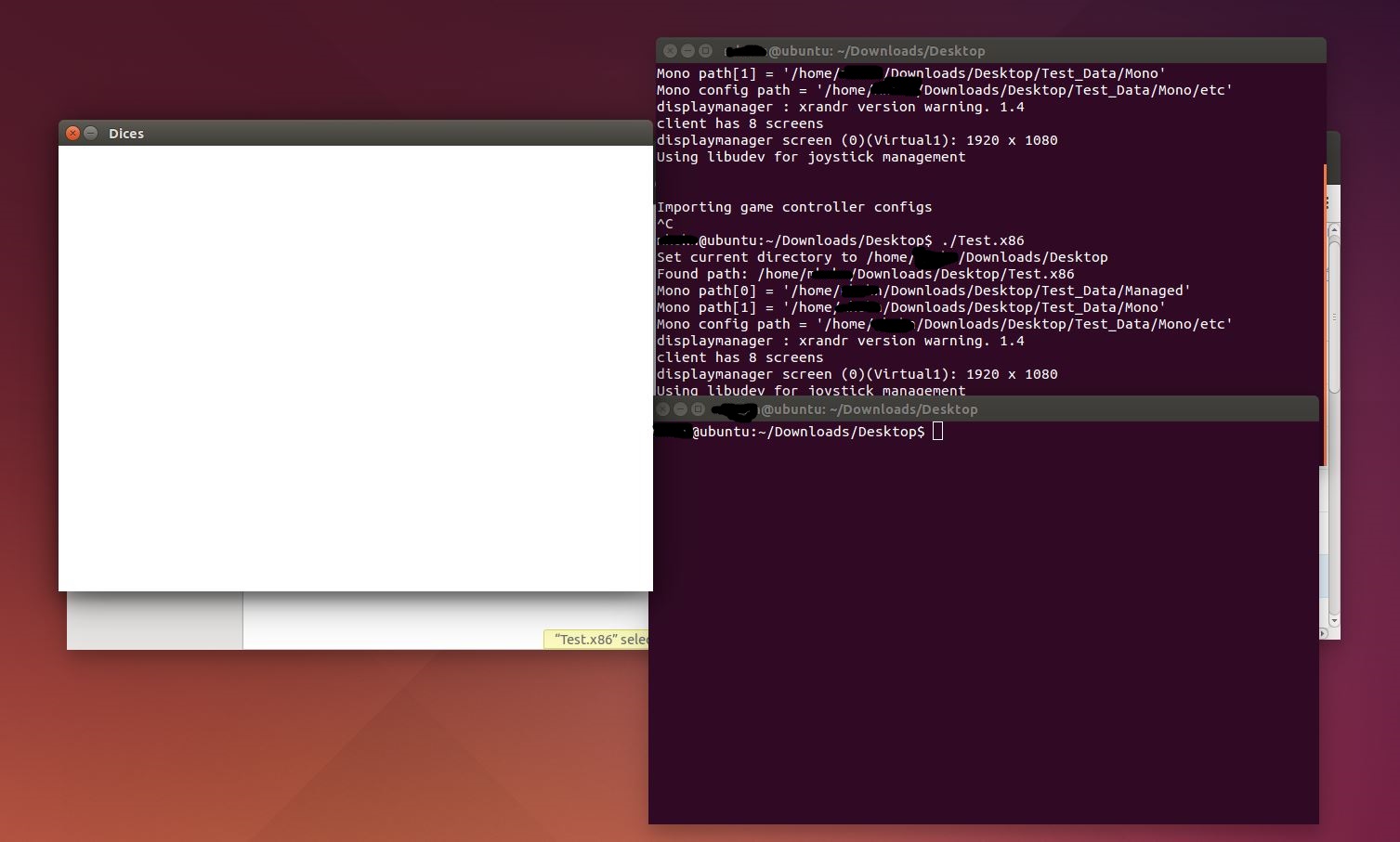 linux Unity3D C script communication with a process (Ubuntu