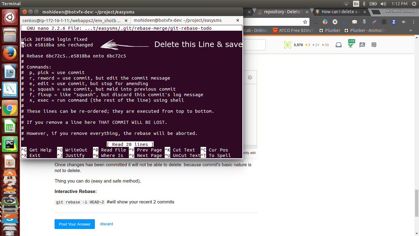 repository Delete last commit in bitbucket Stack Overflow