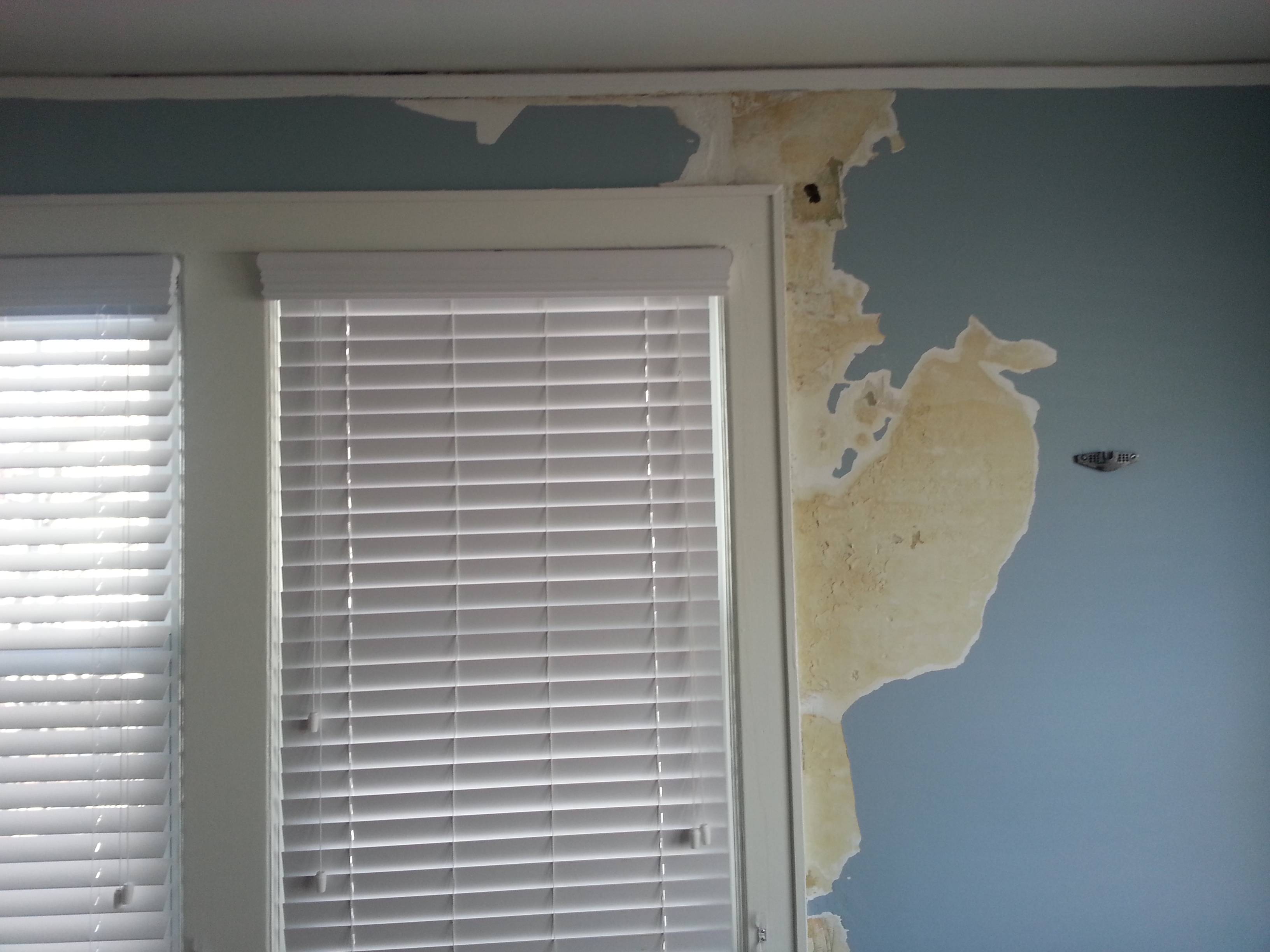 drywall Plaster Wall Ice Damming Water Damage Home Improvement
