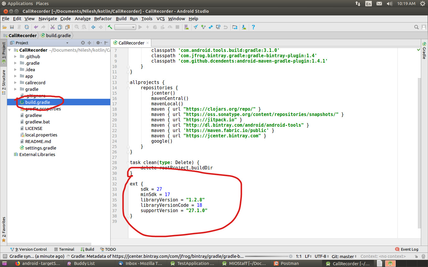 android targetSdkVersion gradle strange value Stack