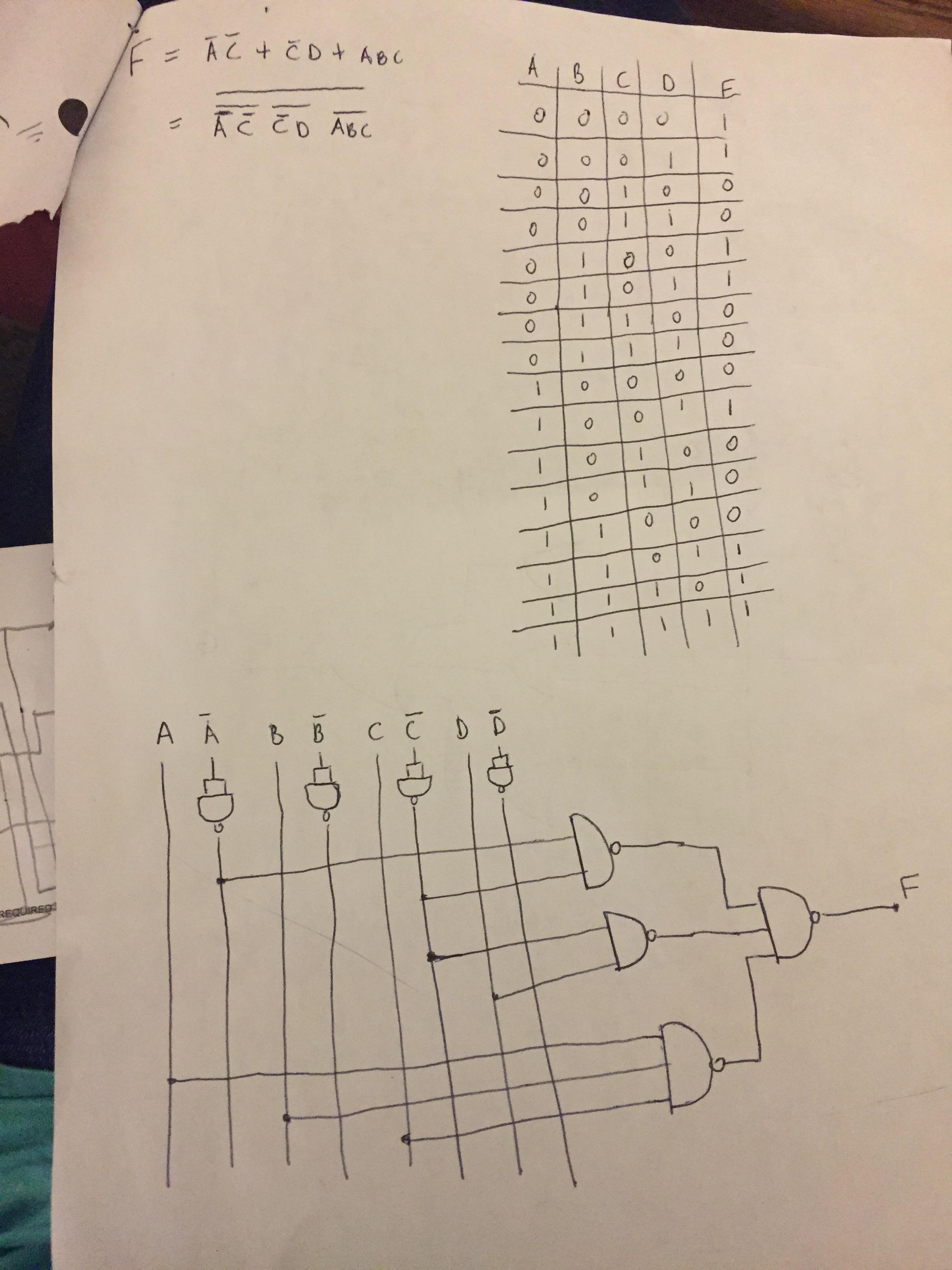 digital logic - Circuit using only NAND gates - Electrical Engineering