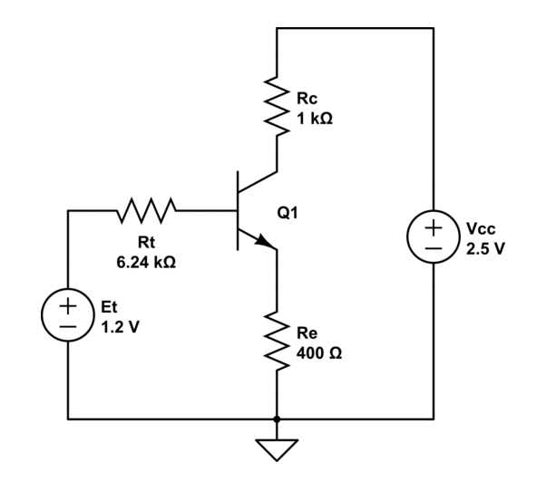 BJT Voltage Divider Bias Circuit problem Electrical