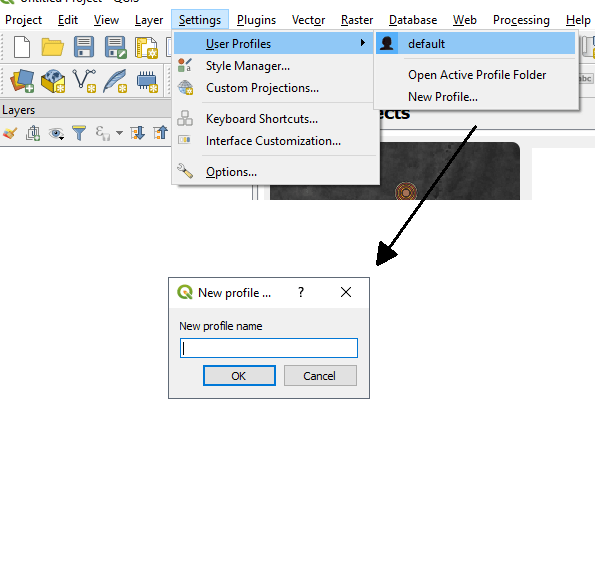 QGIS 3 Change location of profile folder Geographic Information