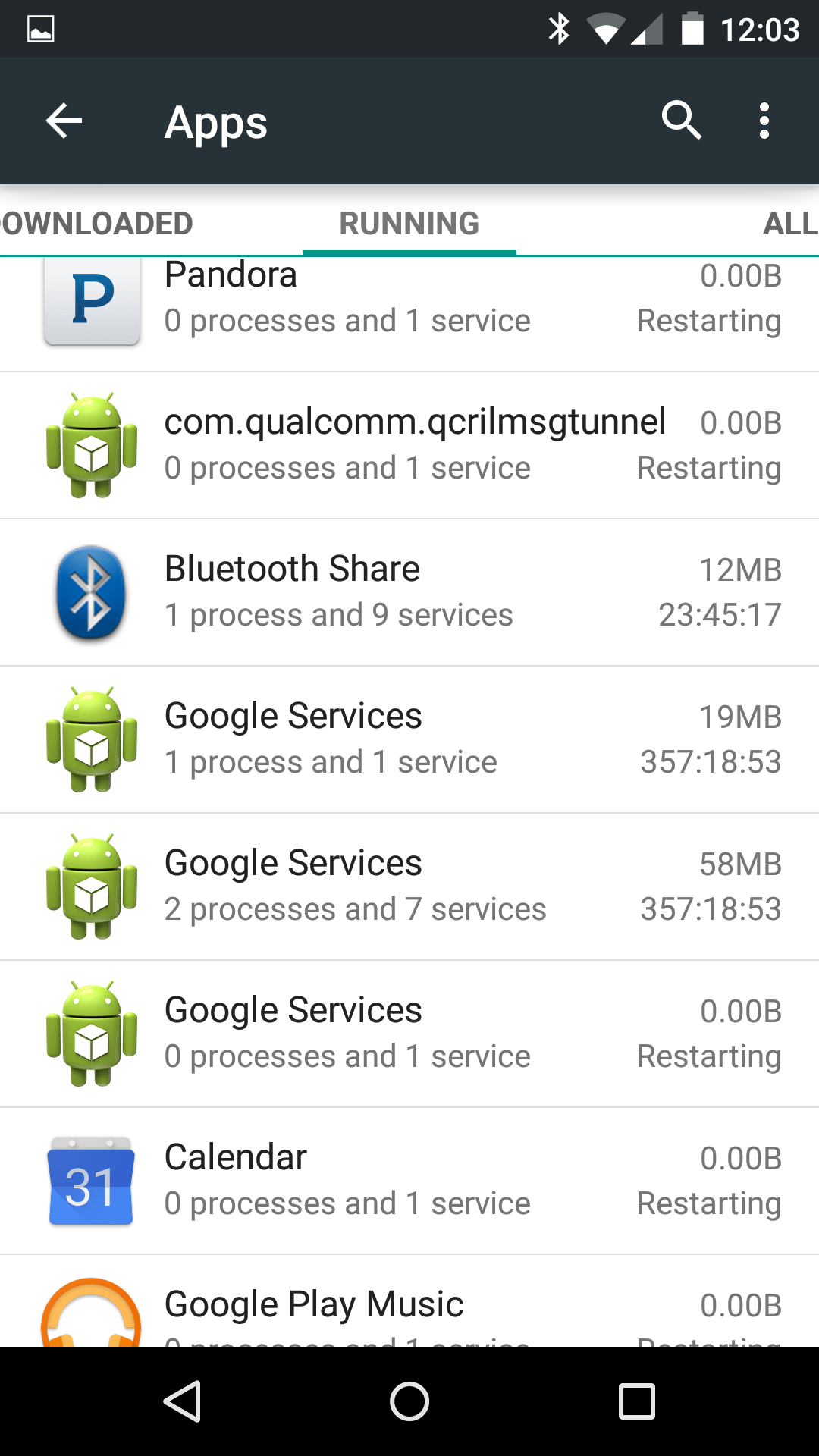 applications Apps are automatically closing/restarting and phone is