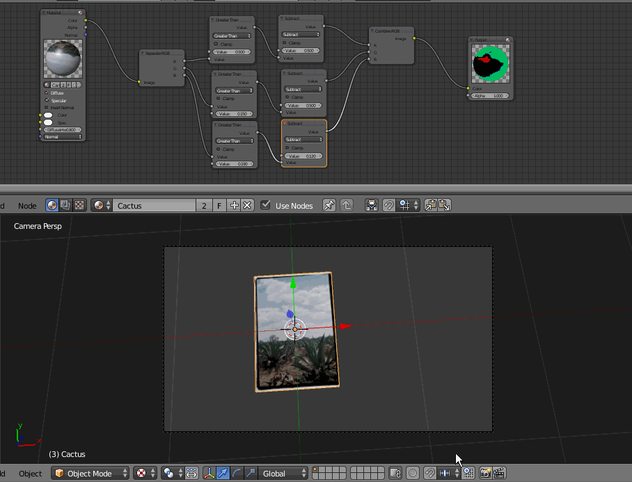 texturing How to view changes made to a texture with Nodes, in