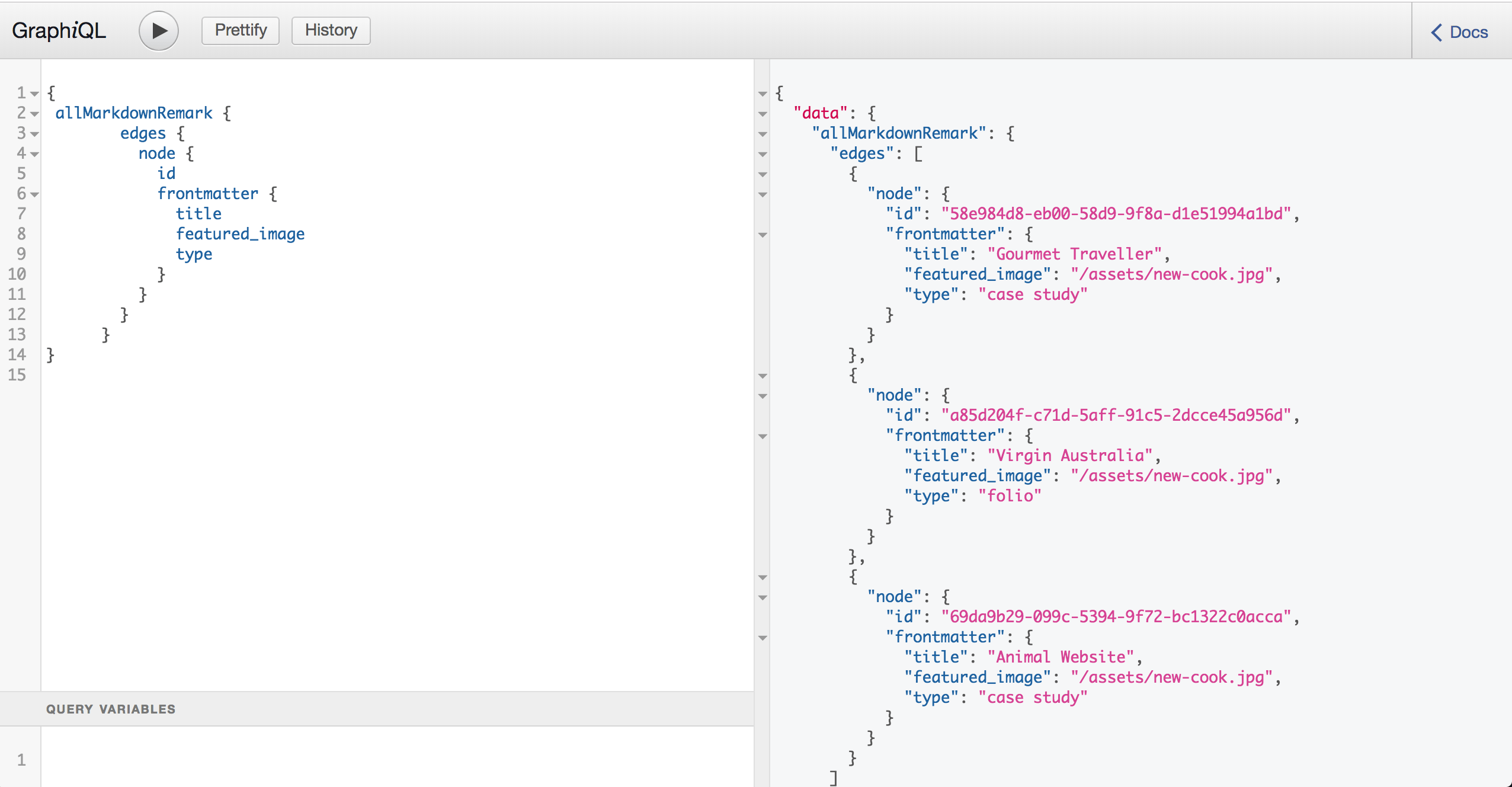 graphql How can I filter graph ql query based on markdown frontmatter