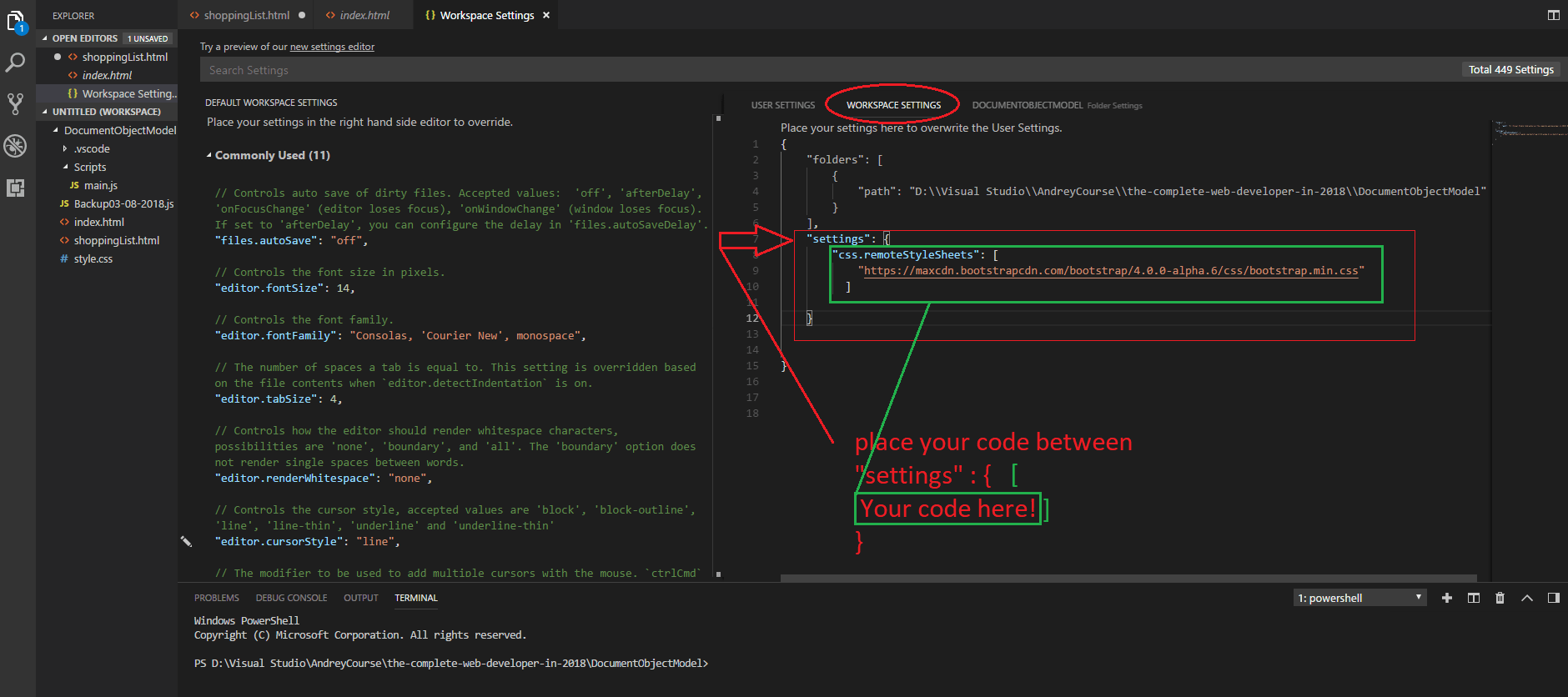 how to add Intellisense to Visual Studio Code for