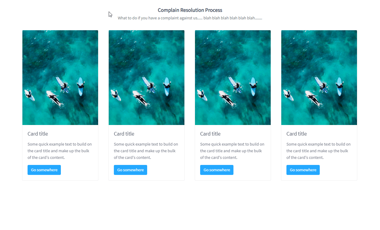 css Bootstrap Cards issue with centering when viewed on mobile