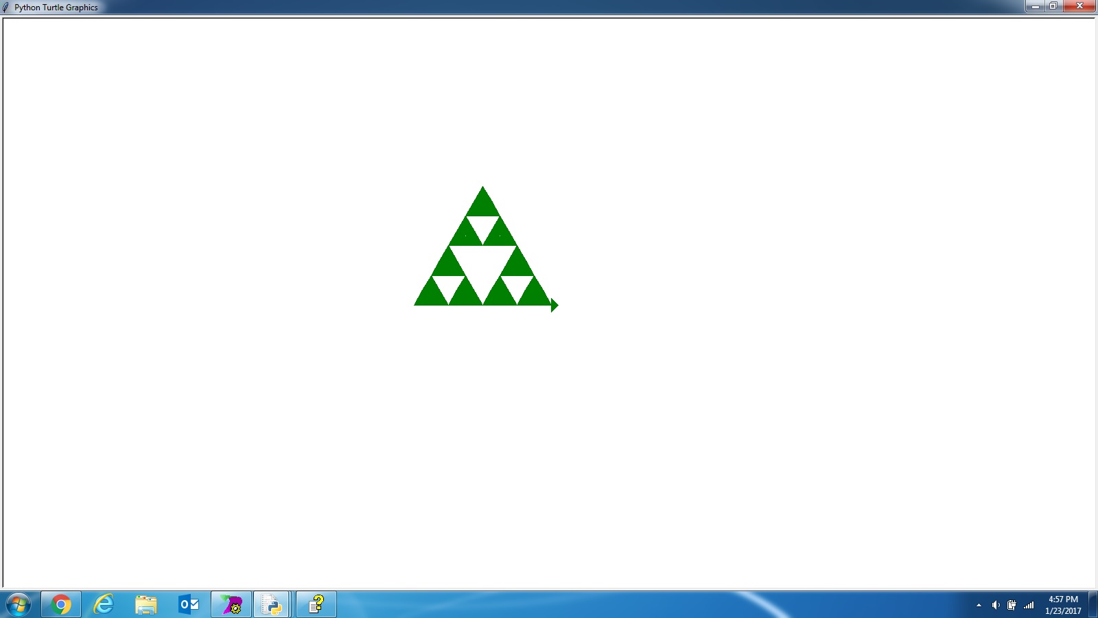 turtle graphics Python Sierpinski Triangle Stack Overflow
