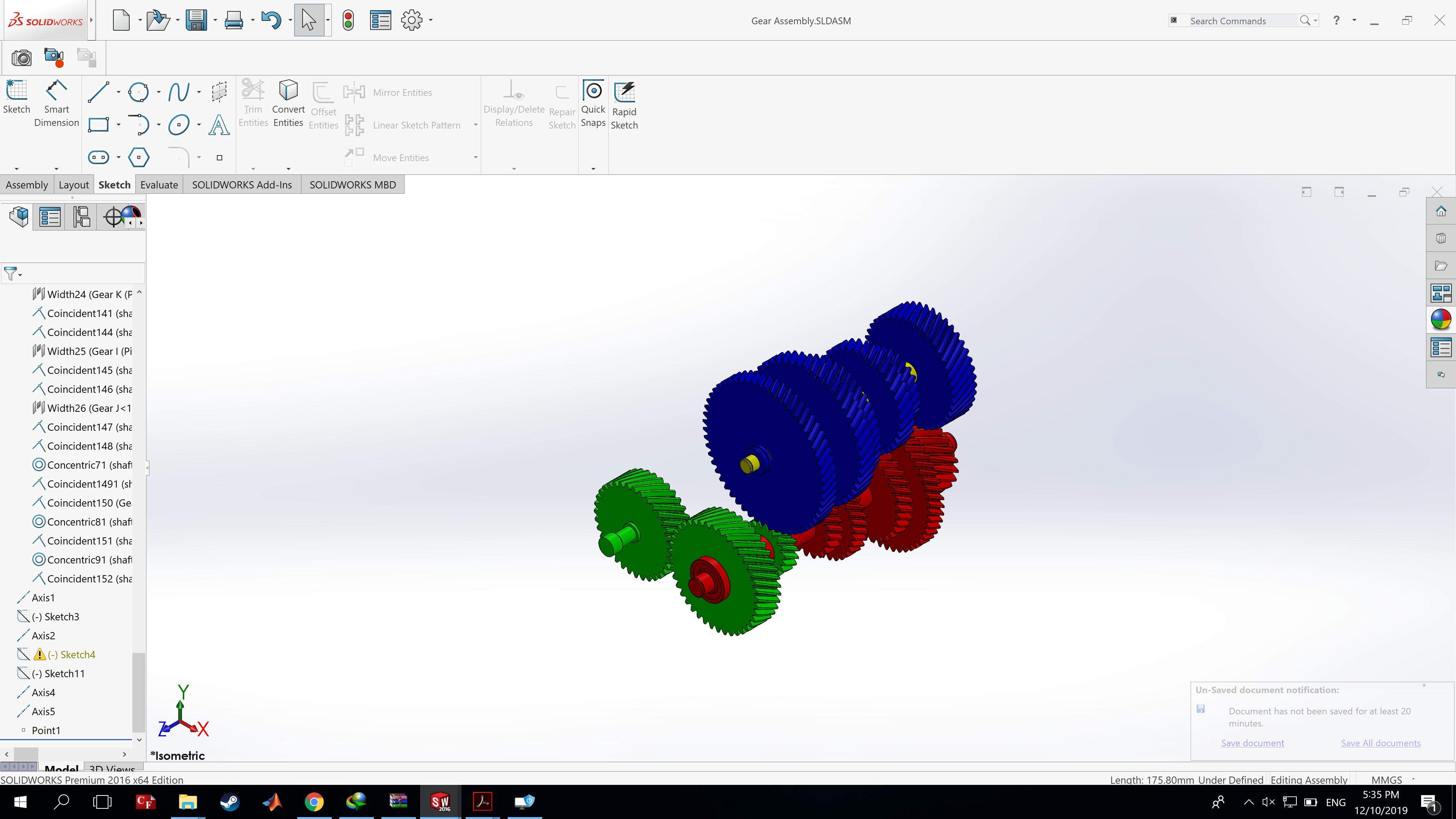 mechanical engineering prevent shaft from moving in solidworks