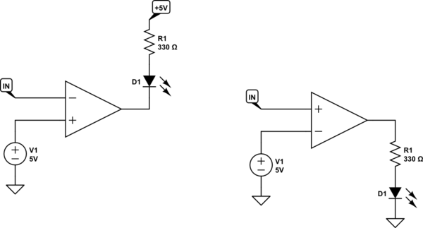 Comparator circuit analysis - Electrical Engineering Stack Exchange