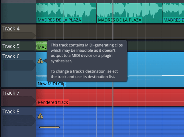midi No VST rendering on Tracktion T7 Waveform 11 free Sound Design