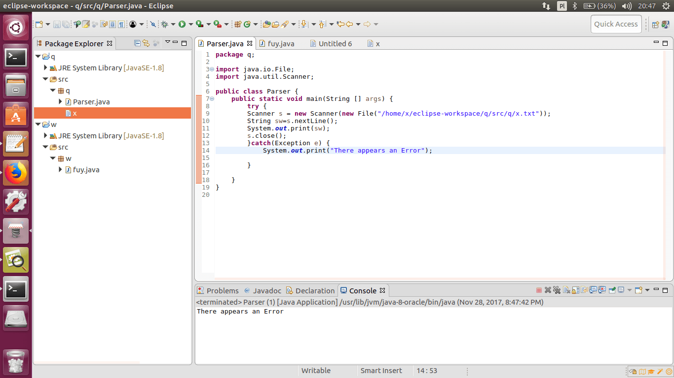 Opening a file FileNotFoundException with scanner in Java, Eclipse
