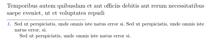 Remove the indentation of the footnote marker TeX LaTeX Stack Exchange