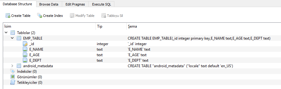java android sqlite no such table error (code 1) Stack Overflow