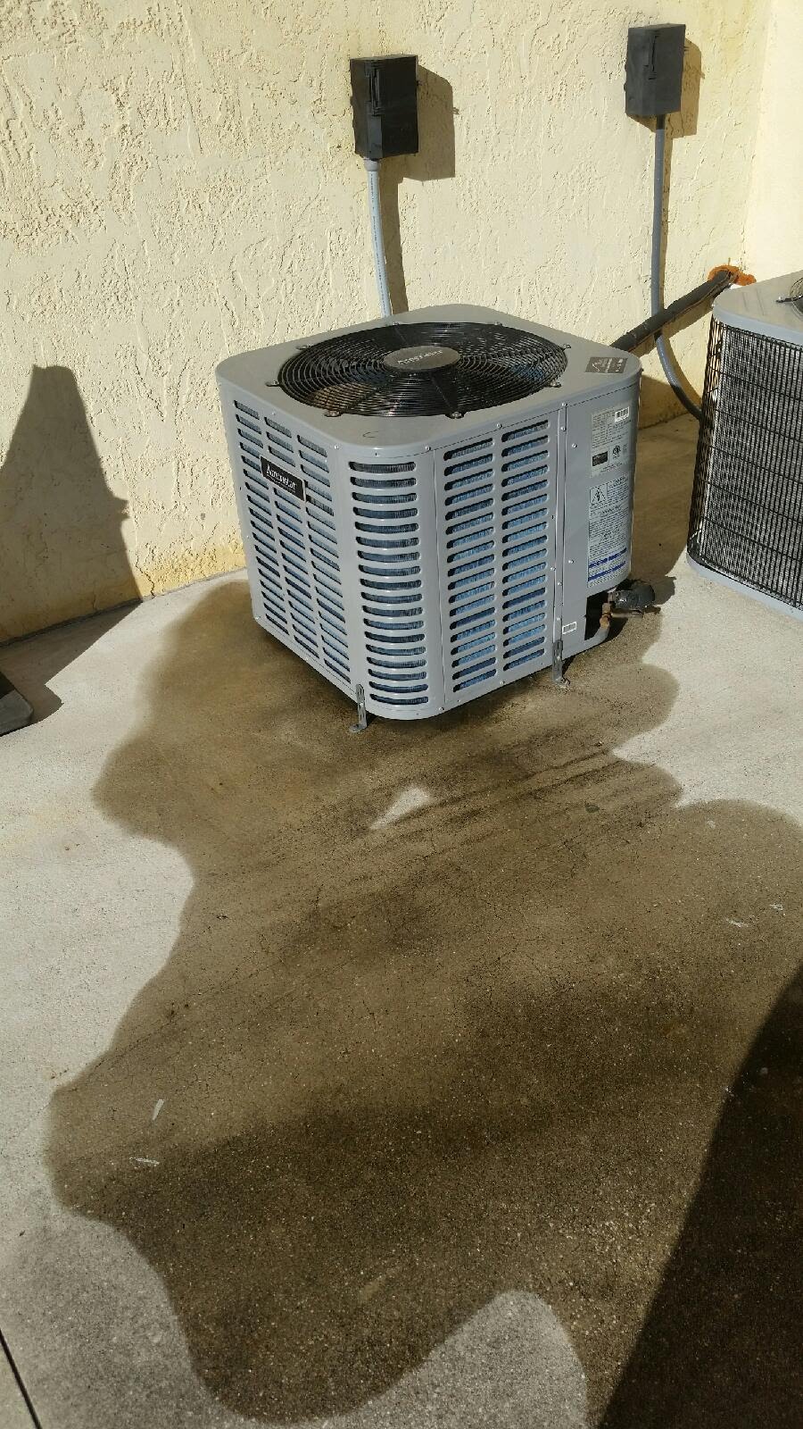 hvac How can I deal with a heat pump condenser producing lots of