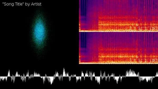 ffmpeg Create a video file from an audio file and add visualizations