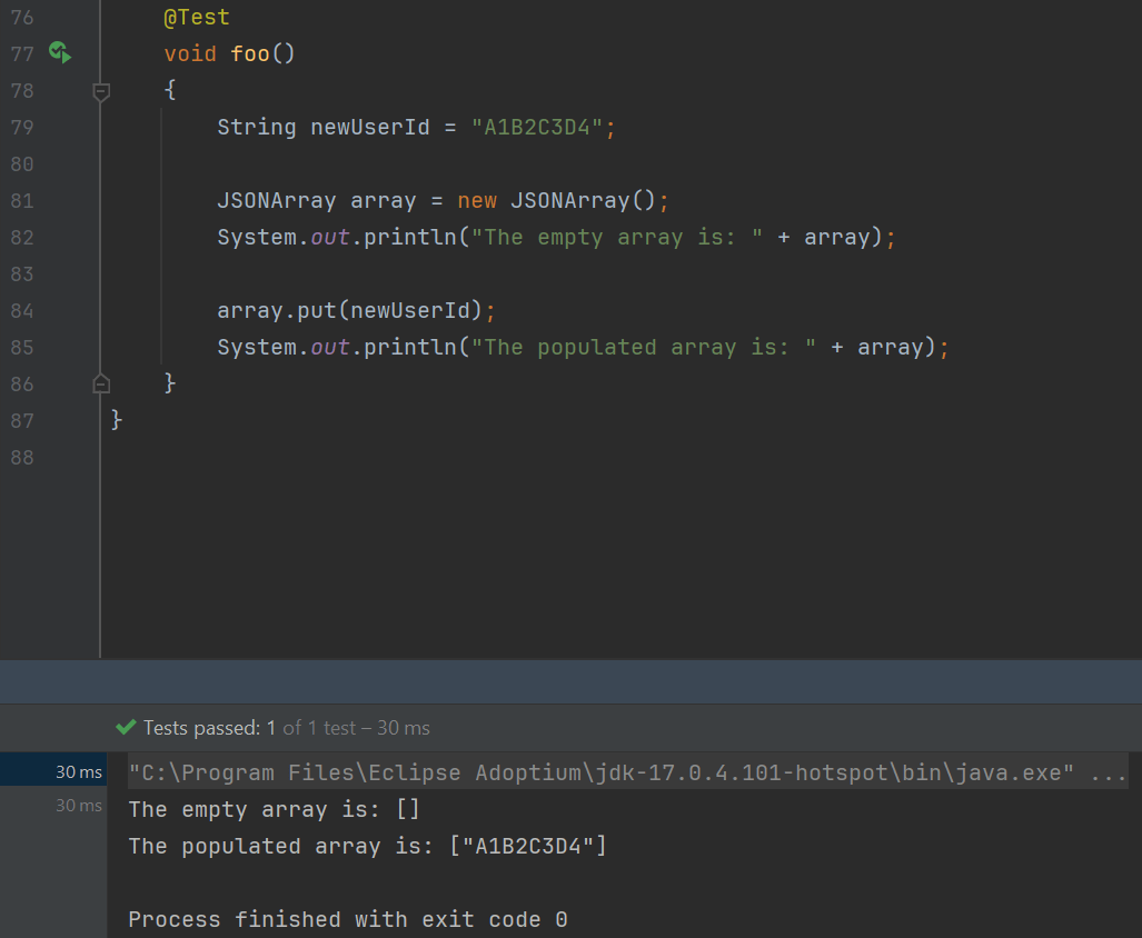 java How to remove Double Quotes from JSON array when there is no key
