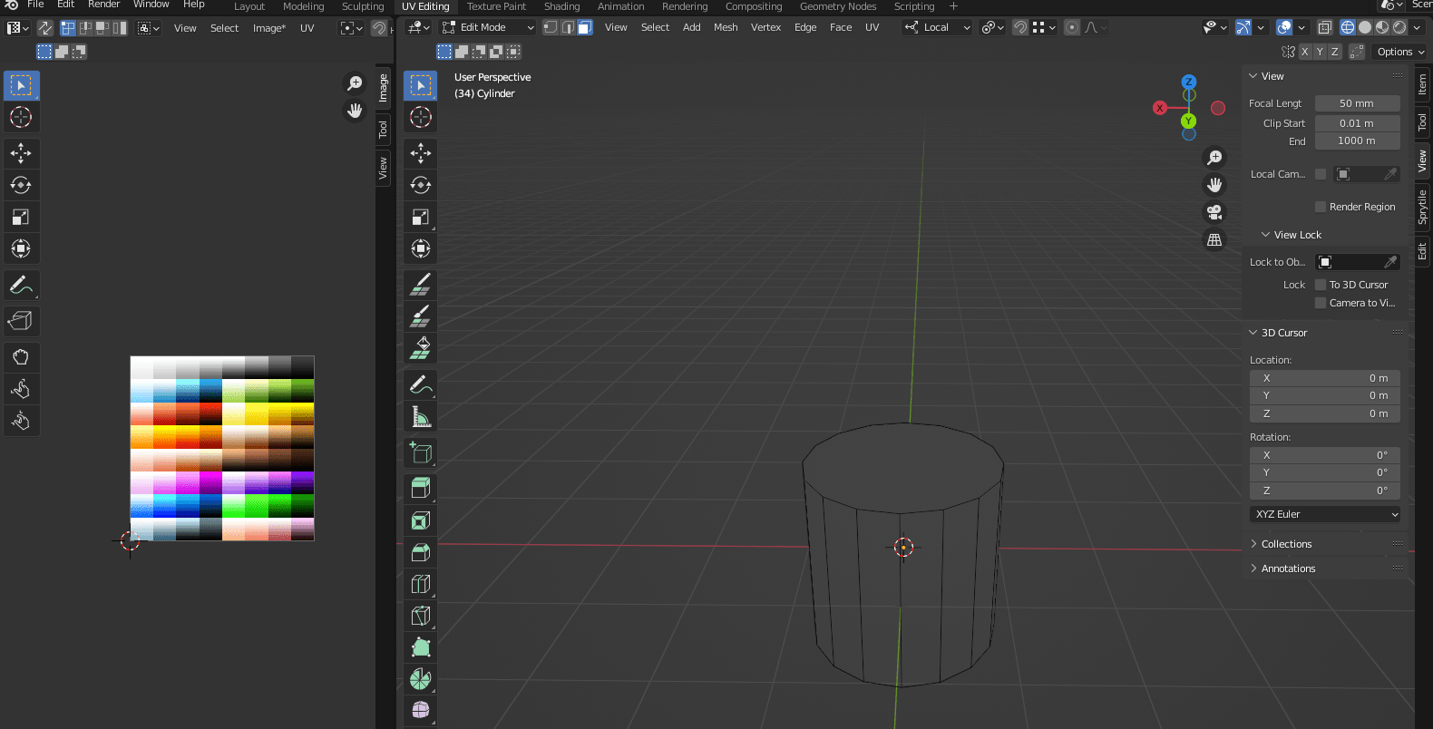 shortcut Why is my object greyed out in the UV Editing Tab? Blender