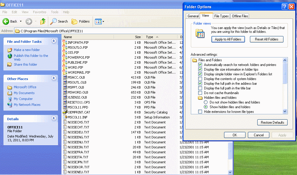 windows xp Grouping folder contents universally in XP Super User