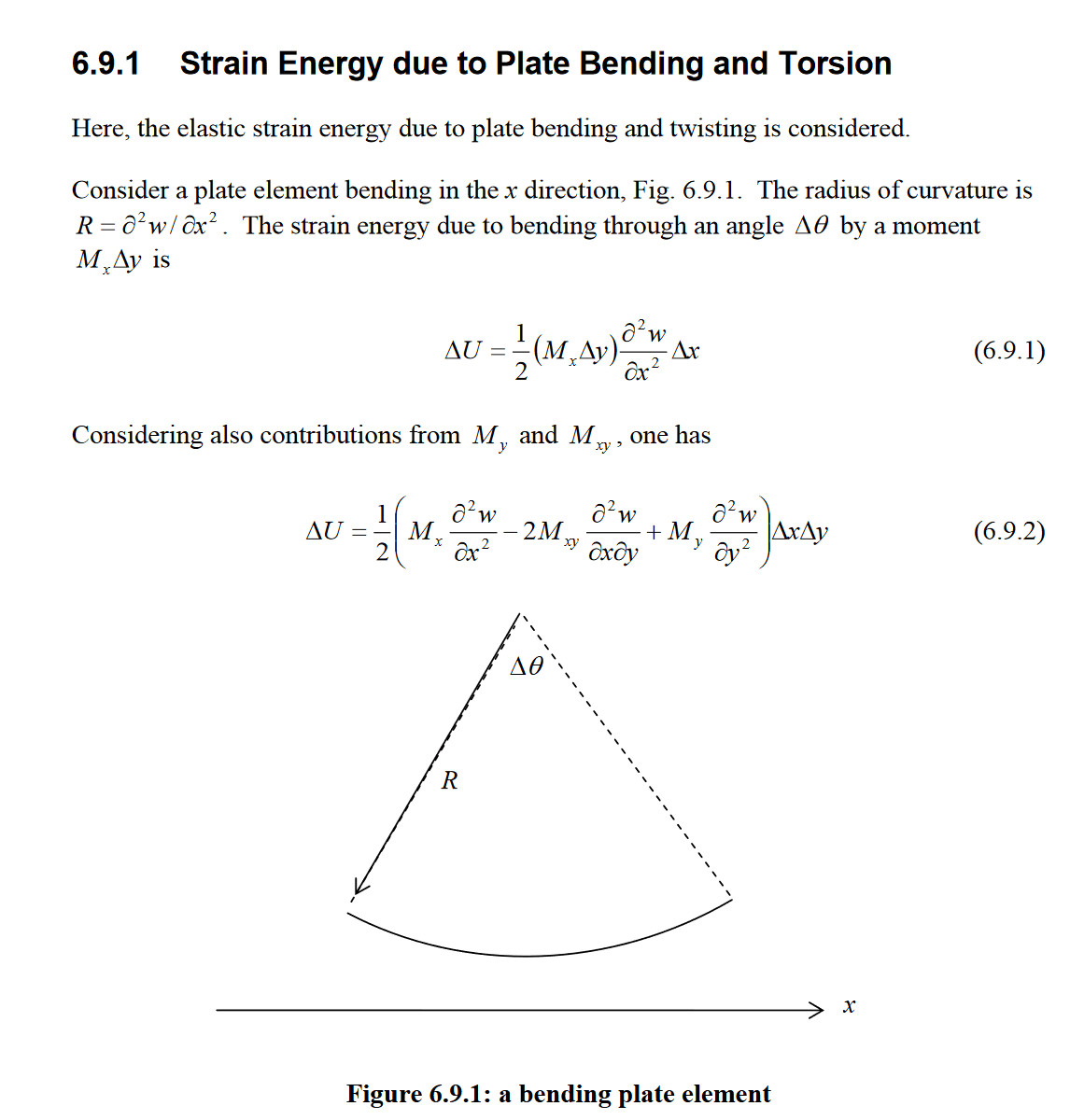 newtonian mechanics - Strain energy of plate bending - Physics Stack