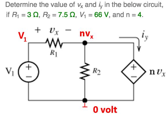 homework and exercises The sign of the current flowing in a circuit