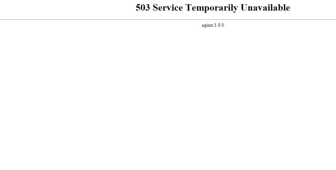 caching 503 Service Temporarily Unavailable on Magento after Clearing